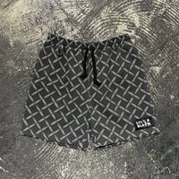 【 LIFE’S A BEACH 】“DAGGER” SHORTS ( BLACK × GRAY )