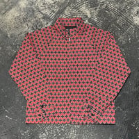 【 LIFE’S A BEACH 】“CROSS” SWING TOP ( RED × BLACK )