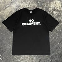 【 SUB POP RECORDS 】“NO COMMENT.” S/S T-SHIRT ( BLACK )