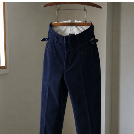 (ORDER) WORK TROUSERS  navy corduroy