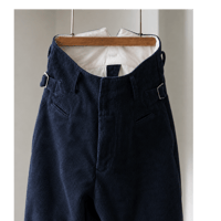 (ORDER) WORK TROUSERS  navy corduroy