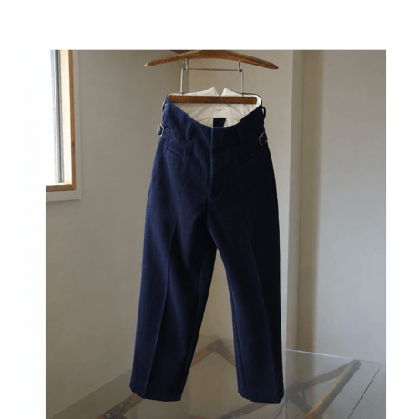 (ORDER) WORK TROUSERS  navy corduroy