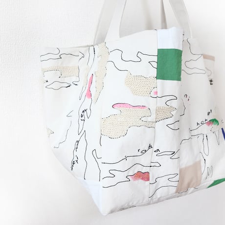 キュービックトートショルダー「construction No.4」Shimmer