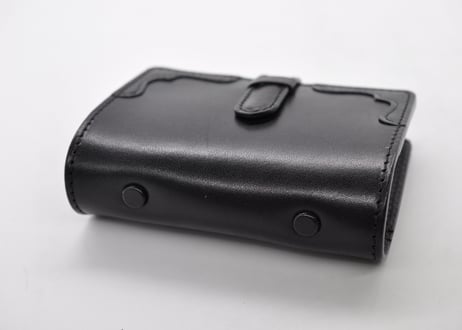 ★送料込み★システム手帳★ミニ６サイズ★リング20ｍｍ★栃木レザー　オイルサドル（ブラック）特A★