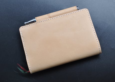 ★送料込み★NOLTY能率手帳 Writes３mini（ライツ３小型版）カバー★栃木レザー　ワイルドヌメ（ナチュラル）★
