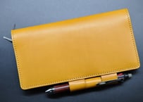 ★送料無料★ほぼ日手帳カバー★weeks★weeks MEGA★栃木レザー本ヌメ（キャメル）特A★