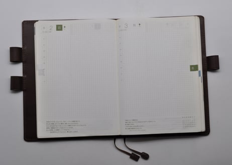 ★送料込み★本革手帳カバー★A5サイズ★ほぼ日手帳カズン、NOLTY A5ウィークリーなど★栃木レザー　ピット本ヌメ（チョコ）特A★