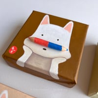 室伏志保「鼻鉛筆 / Nose Pencil (brown)」