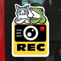 ドライブレコーダー録画中ステッカー