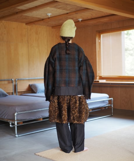 mohair arch arm jacket -CHECK-