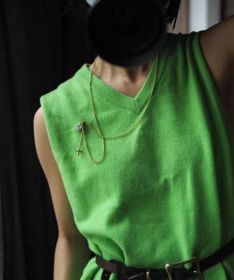 SKi stock broach necklace