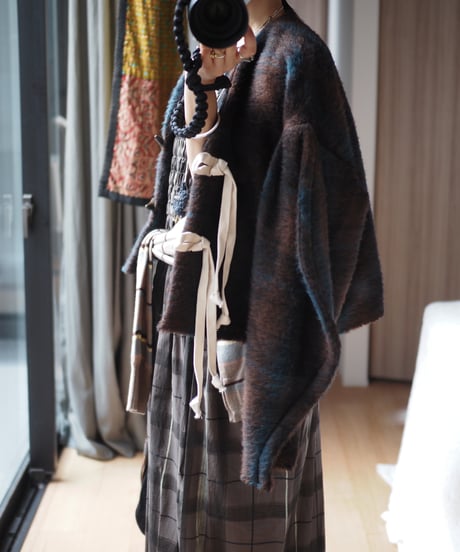 mohair arch arm jacket -CHECK-