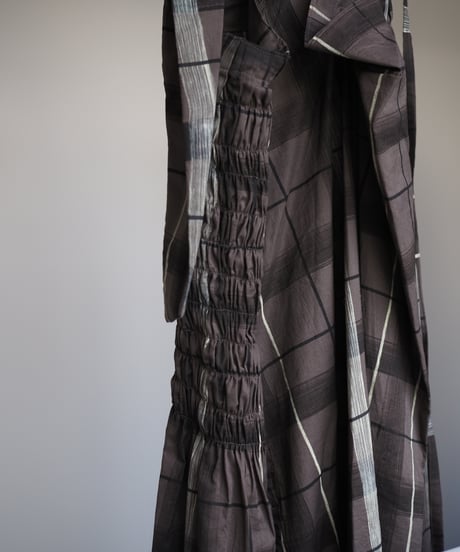 madras check 2way dress -India check-