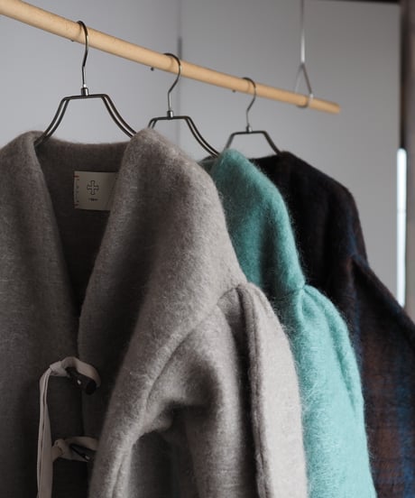 mohair arch arm jacket -SAGE-