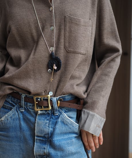 SKi stock broach necklace