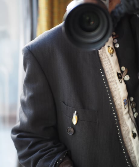 many many buttons revive JK -09- black stripe