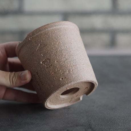N/OH｜TERRACOTTA MIX / BASiC POT-RIM-HIGH / SS (3号)  no.726-198