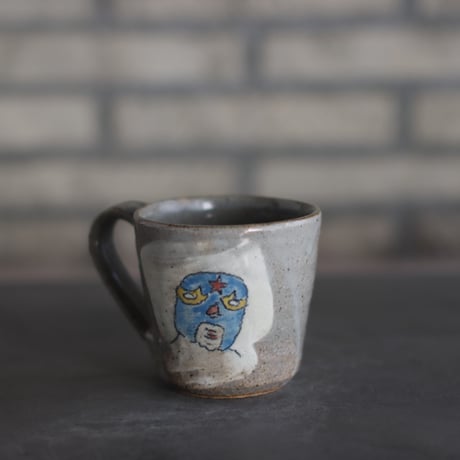 【食器/マグカップ】Andrew Gemrich｜Lucha Libra  / humanitym pot  no.1018-118