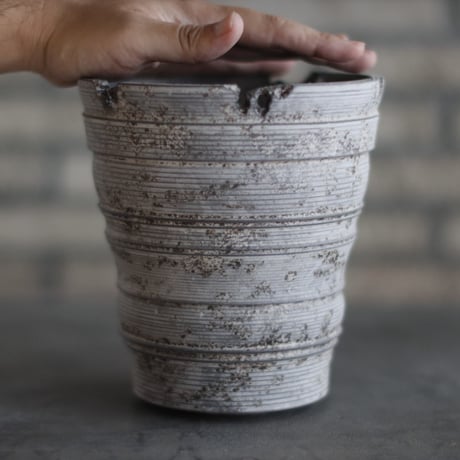 TAKERO POT｜灰錆  (5.5号) no.1025-5