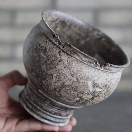 TAKERO POT｜白錆 (4.5号) no.1025-60