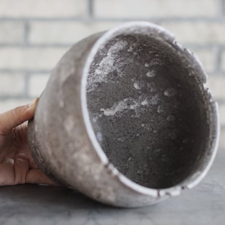 TAKERO POT｜灰錆  (6号) no.1025-6