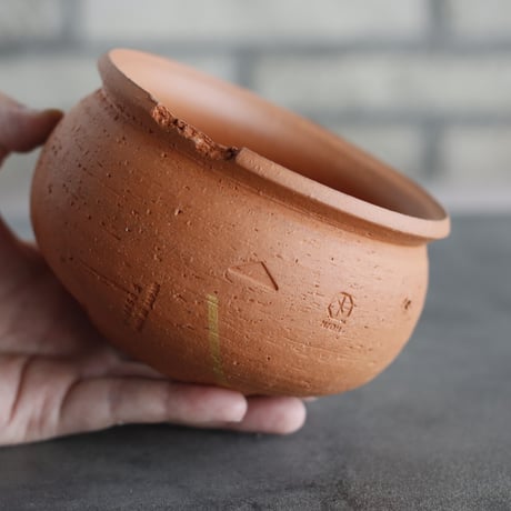 N/OH｜TERRACOTTA MIX / BASiC POT-TSUBO-LOW / +Line / S (4.5号)  no.726-42