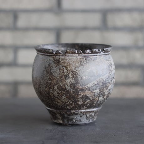 TAKERO POT｜白錆 (4.5号) no.1025-57