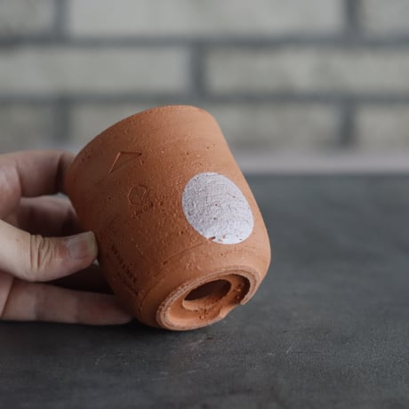 N/OH｜TERRACOTTA MIX / BASiC POT-BOWL-MID / +Moon / XS (2.5号)  no.726-90