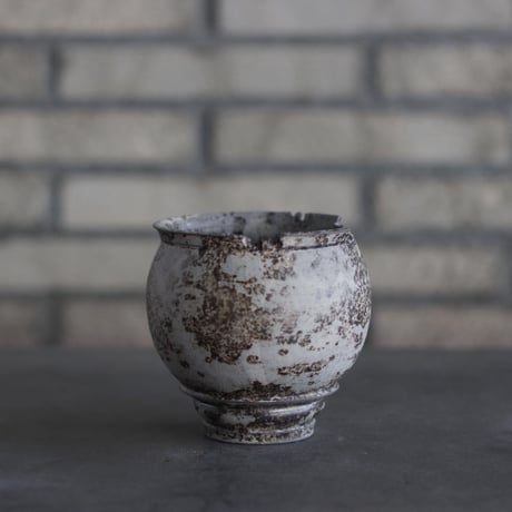 TAKERO POT｜白錆 (3号) no.1025-96