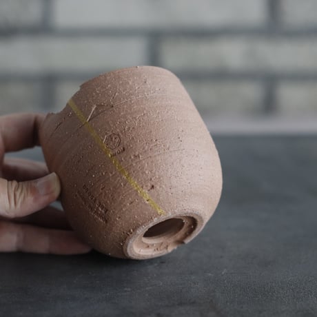 N/OH｜TERRACOTTA MIX / BASiC POT-BOWL-HIGH / +Line / SS (3号)  no.726-102