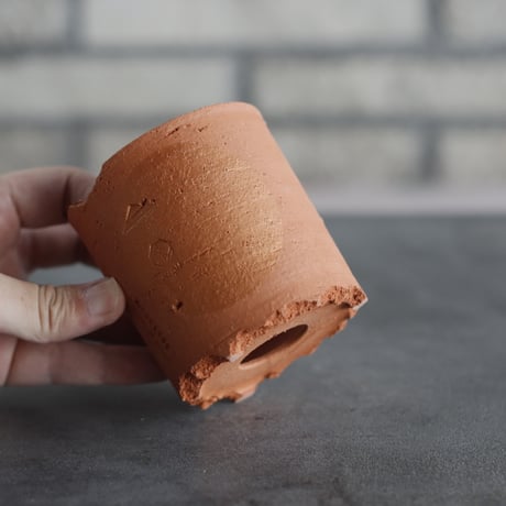 N/OH｜TERRACOTTA MIX / BASiC POT-CYLINDER-HIGH / +Moon / XS (2.5号)  no.726-60