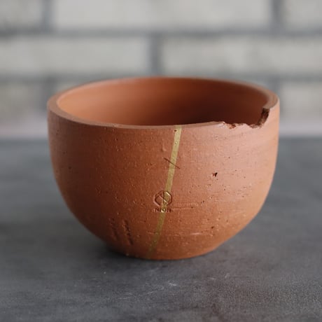 N/OH｜TERRACOTTA MIX / BASiC POT-BOWL-MID / +Line / S (4.5号)  no.726-111