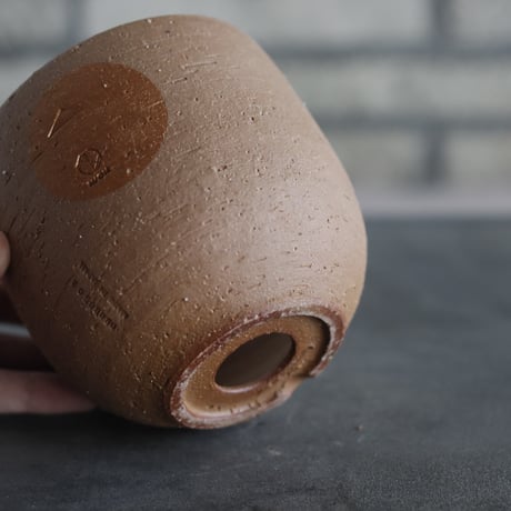 N/OH｜TERRACOTTA MIX / BASiC POT-BOWL-HIGH / +Moon / S (4号)  no.726-112