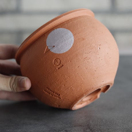 N/OH｜TERRACOTTA MIX / BASiC POT-TSUBO-MID / +Moon / S (4.5号)  no.726-47