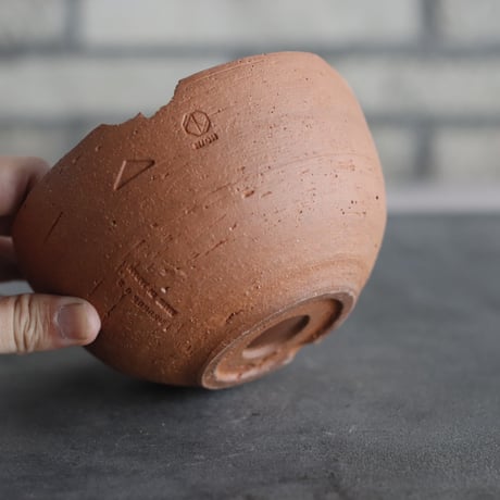 N/OH｜TERRACOTTA MIX / BASiC POT-BOWL-LOW / S (4.5号)  no.726-106