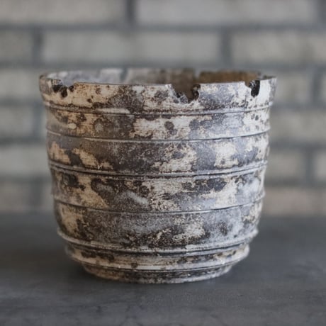 TAKERO POT｜白錆 (6.5号) no.1025-14