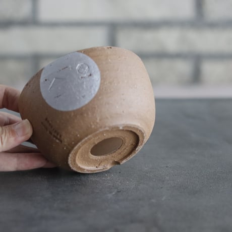 N/OH｜TERRACOTTA MIX / BASiC POT-BOWL-LOW / +Moon / SS (3.5号)  no.726-92