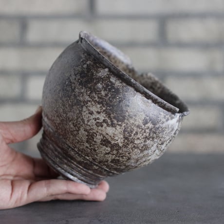 TAKERO POT｜白錆 (4.5号) no.1025-69