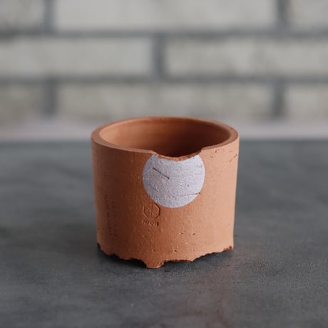 N/OH｜TERRACOTTA MIX / BASiC POT-CYLINDER-MID / +Moon / XS (2.5号)  no.726-56