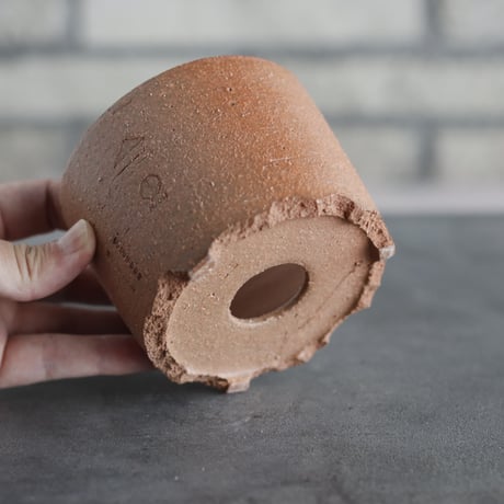 N/OH｜TERRACOTTA MIX / BASiC POT-CYLINDER-MID / SS (3.5号)  no.726-66
