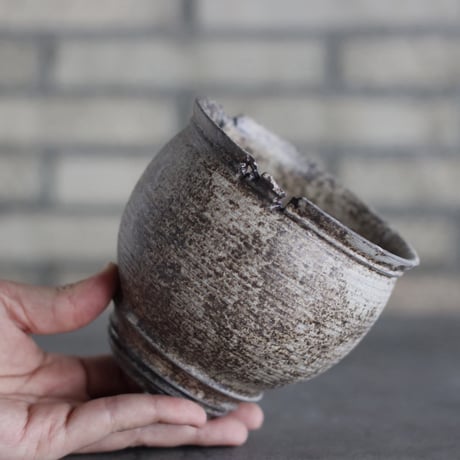 TAKERO POT｜白錆 (4号) no.1025-61