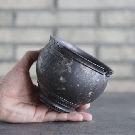 TAKERO POT｜黒錆 (4号) no.1025-35