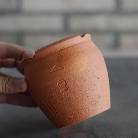 N/OH｜TERRACOTTA MIX / BASiC POT-TSUBO-HIGH / +Moon / SS (3号)  no.726-40