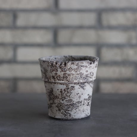 TAKERO POT｜白錆 (3.5号) no.1025-97