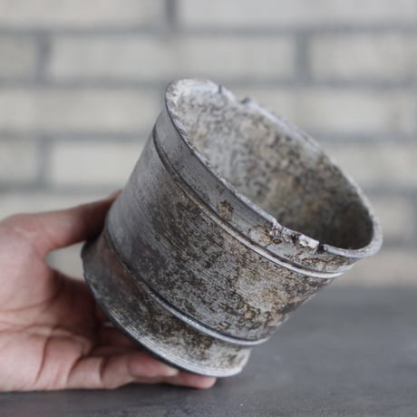 TAKERO POT｜白錆 (4.5号) no.1025-68