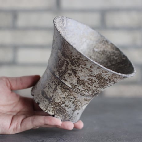TAKERO POT｜白錆 (5号) no.1025-64