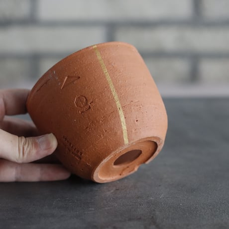 N/OH｜TERRACOTTA MIX / BASiC POT-BOWL-MID / +Line / SS (3.5号)  no.726-98