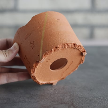 N/OH｜TERRACOTTA MIX / BASiC POT-CYLINDER-MID / +Line / SS (3.5号)  no.726-67