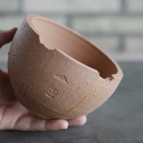 N/OH｜TERRACOTTA MIX / BASiC POT-BOWL-MID / +Line / S (4.5号)  no.726-108