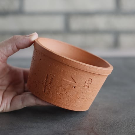 N/OH｜TERRACOTTA MIX / BASiC POT-RIM-LOW / SS (3.5号)  no.726-7